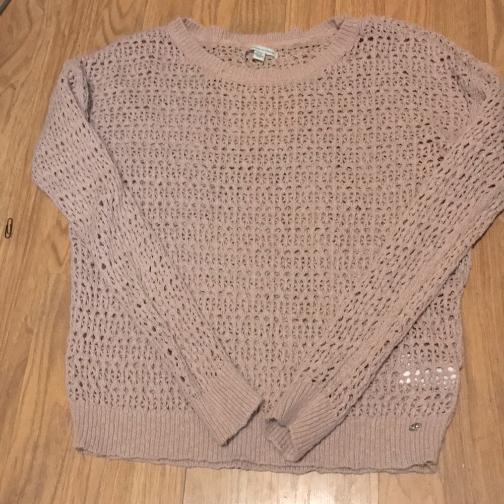 American Eagle Crochet Sweater